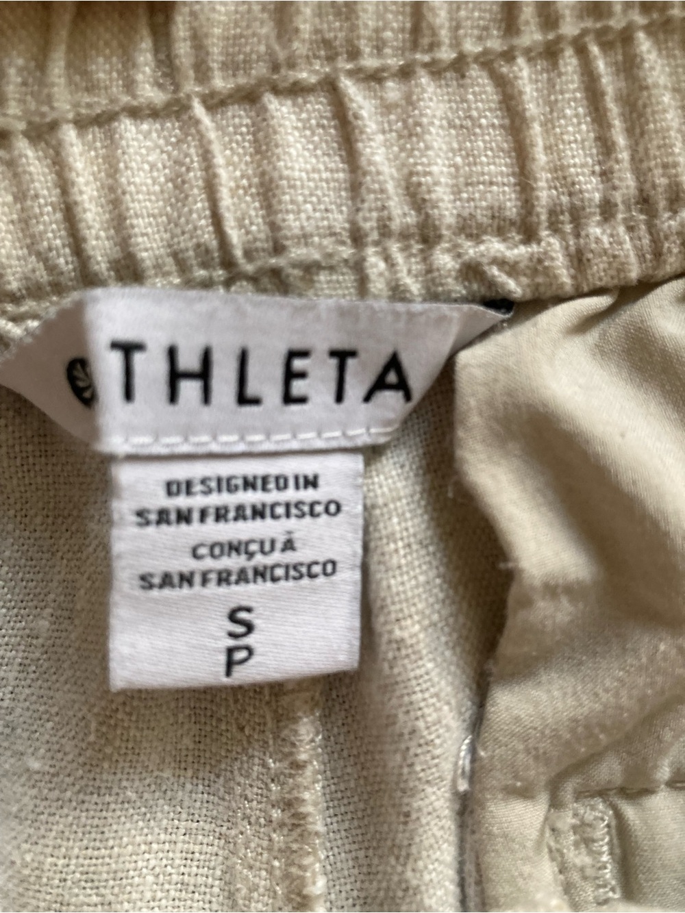Athleta Retreat Linen High Rise Wide Leg Pant - Picture 9 of 10